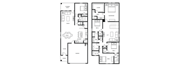 Pine - 5 Bedroom 4 Bath 3,131 Sq. Ft. Floor Plan at Beacon at Clinton Corners, Dade City, FL