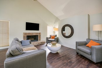 Entertainment Area in Clubhouse | Bookstone and Terrace Apartments | Irving, Texas - Photo Gallery 4