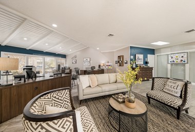 Leasing Office and Clubhouse at Rock Creek Apartments in Dallas, TX - Photo Gallery 5