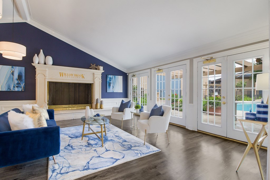 Club House Interior  at Willow Brook Crossing Apartments in Houston, TX