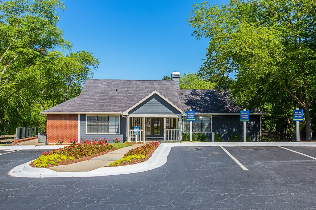 Clubhouse Exterior 1 at Woodmere Trace in Duluth, GA