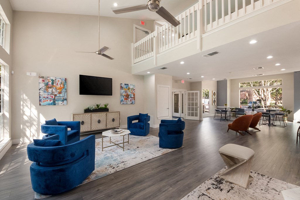 Clubhouse Interior at Vista Crossing Apartments in San Antonio, TX