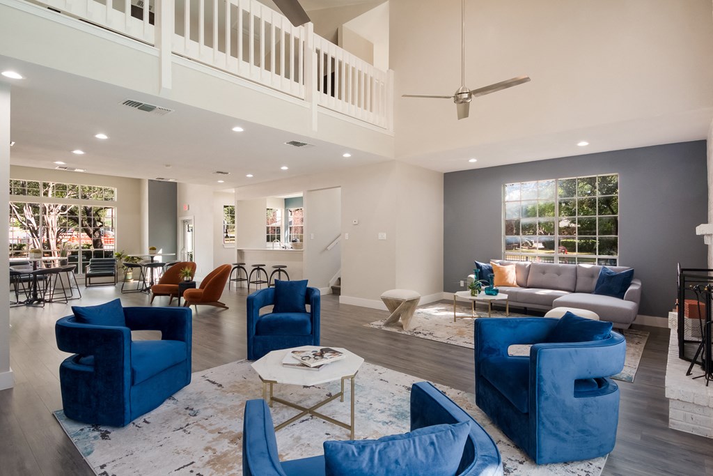 Clubhouse Interior at Vista Crossing Apartments in San Antonio, TX