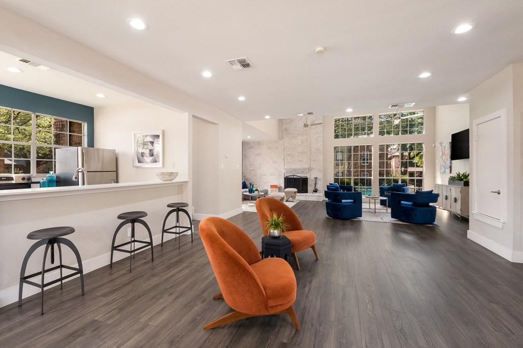 Clubhouse Interior at Vista Crossing Apartments in San Antonio, TX