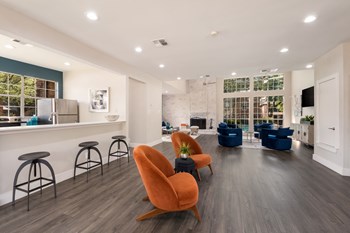 Vista Crossing Apartments Clubhouse Interior Clubhouse Interior at Vista Crossing Apartments in San Antonio, TX - Photo Gallery 5