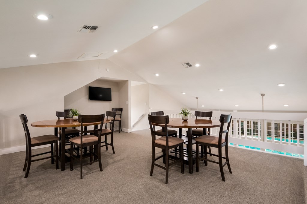 Upstairs Clubhouse Interior at Vista Crossing Apartments in San Antonio, TX