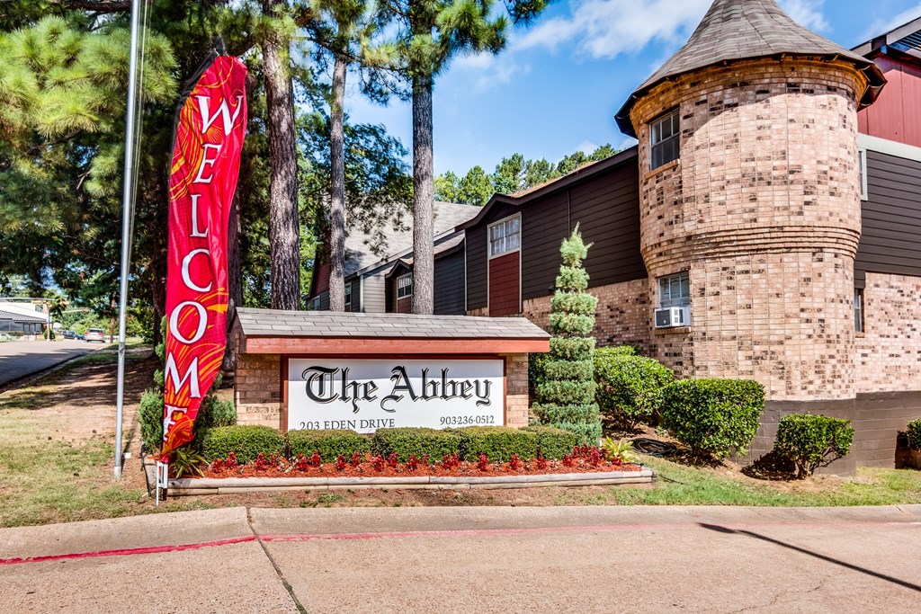 Property Signage 1 at The Abbey in Longview TX