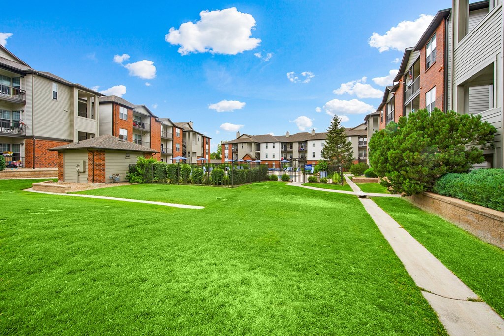 Building Exteriors at Greensview Apartments in Aurora, Colorado, CO