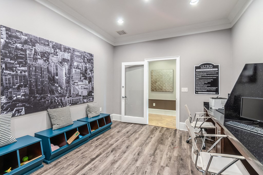 Business Center Entrance at Ultris Courthouse Square Apartment Homes in Stafford, Virginia, VA