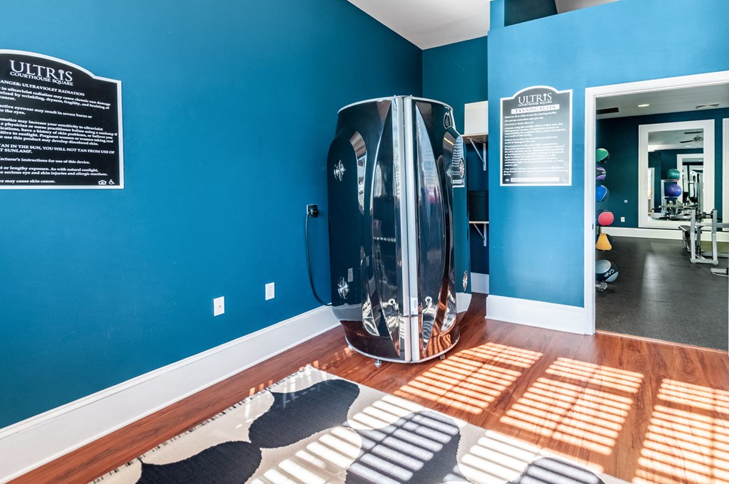 Tanning Booth  at Ultris Courthouse Square Apartment Homes in Stafford, Virginia, VA