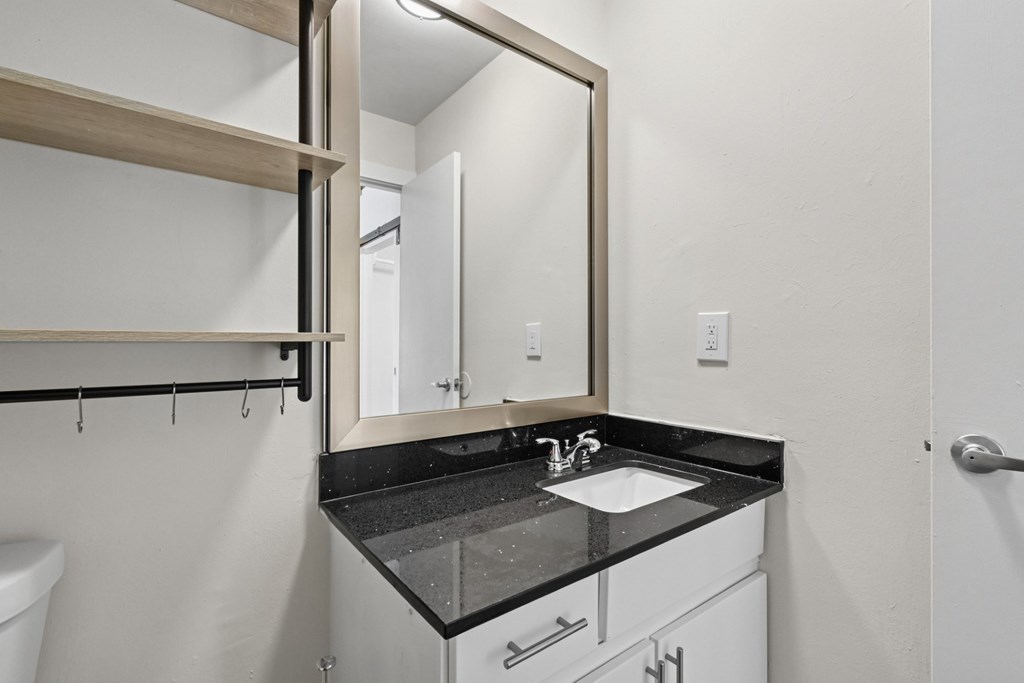 Elm St Lofts in Dallas TX bathroom