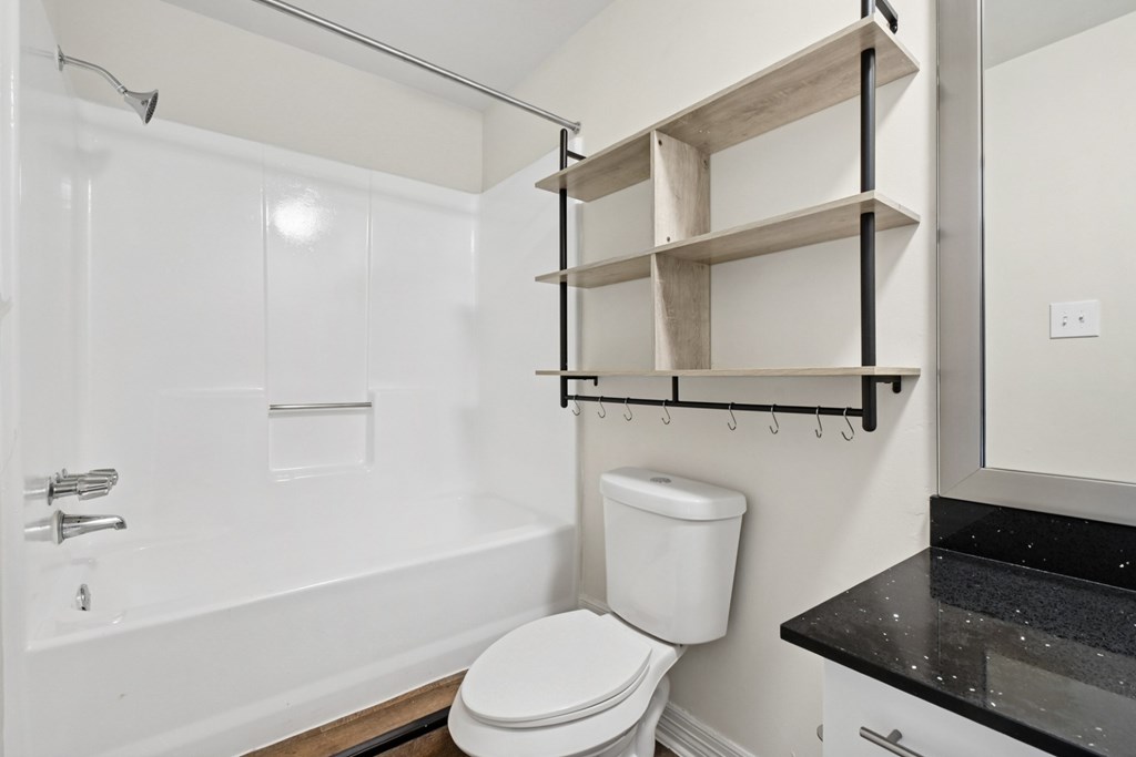 Elm St Lofts in Dallas TX bathroom