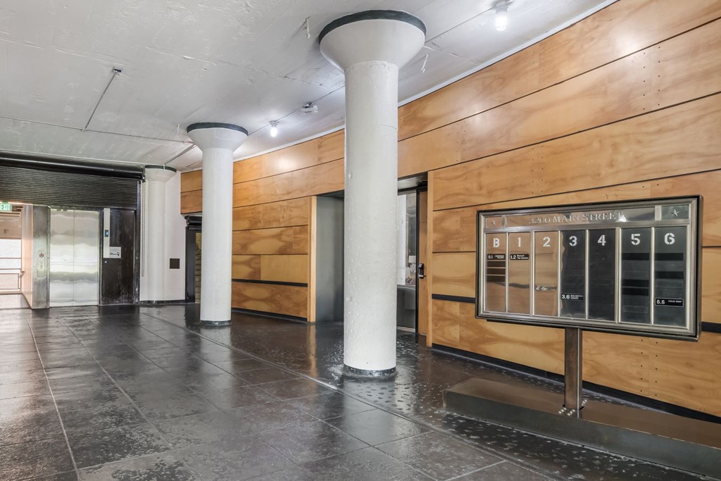Lobby Entrance at 3200 Main Lofts in Deep Ellum, Dallas, Texas, TX