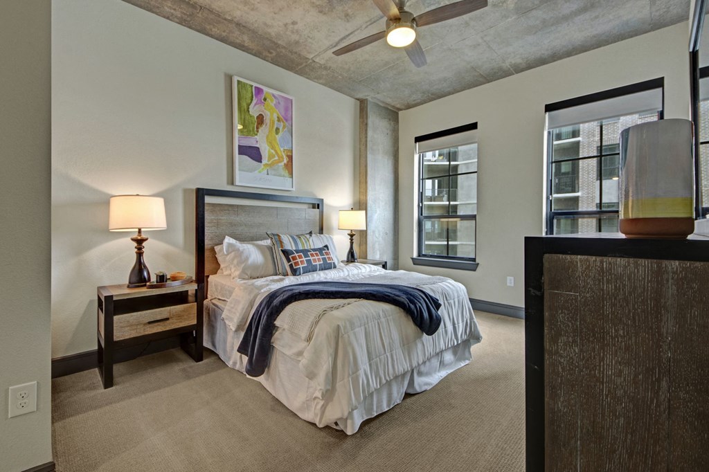 Well Decorated Bedroom at The Case Building, Texas, 75226