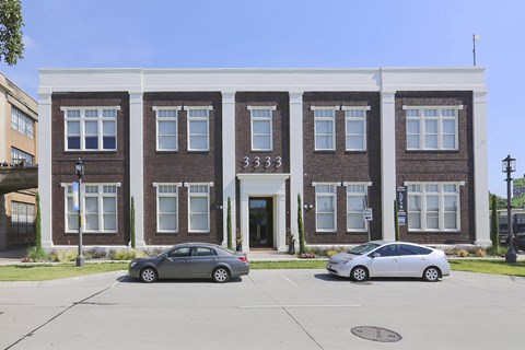 3333 Elm Street Lofts Building Front View | Deep Ellum Lofts in Dallas, TX