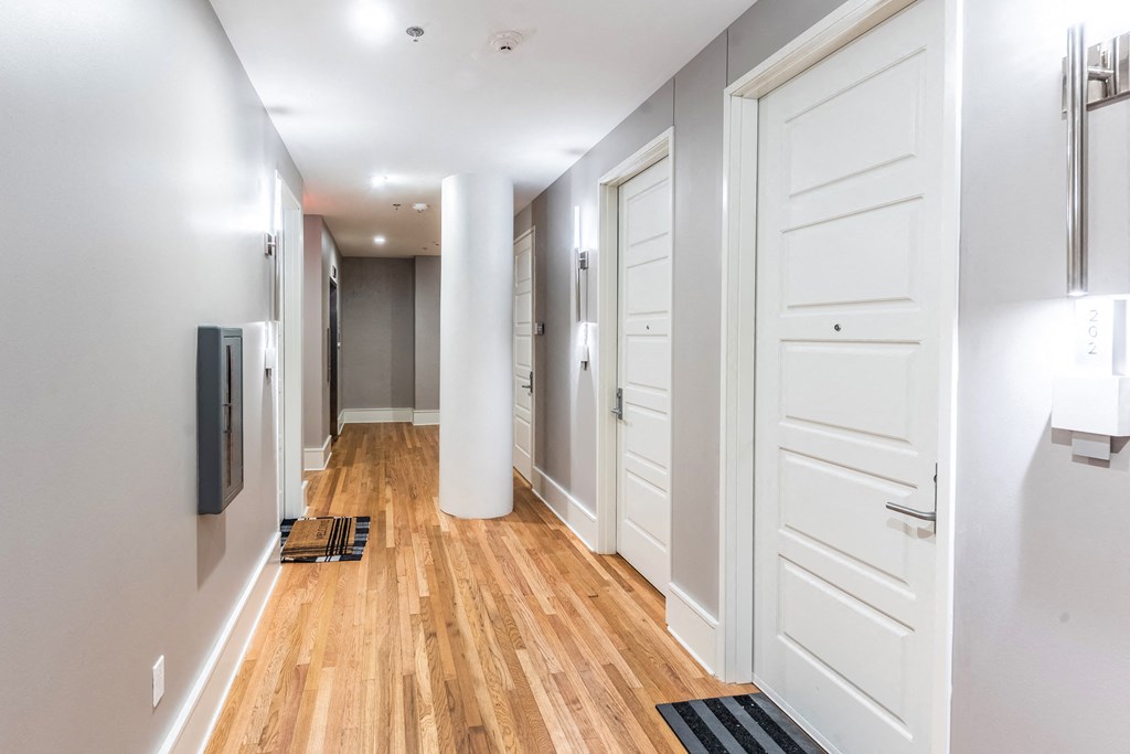 Mid Elm Lofts Hallway in Dallas, TX