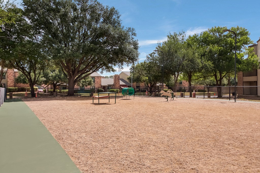 Dog Park at Vista Crossing Apartments in San Antonio, TX