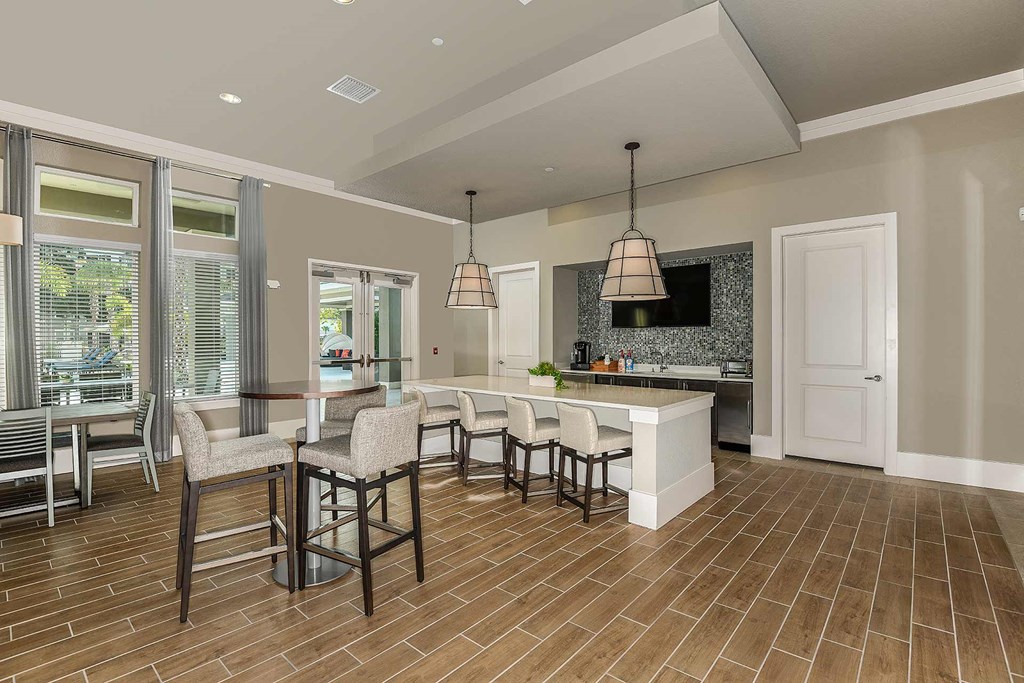 Leasing Office at Dunedin Commons Apartment Homes in Dunedin, Florida, FL