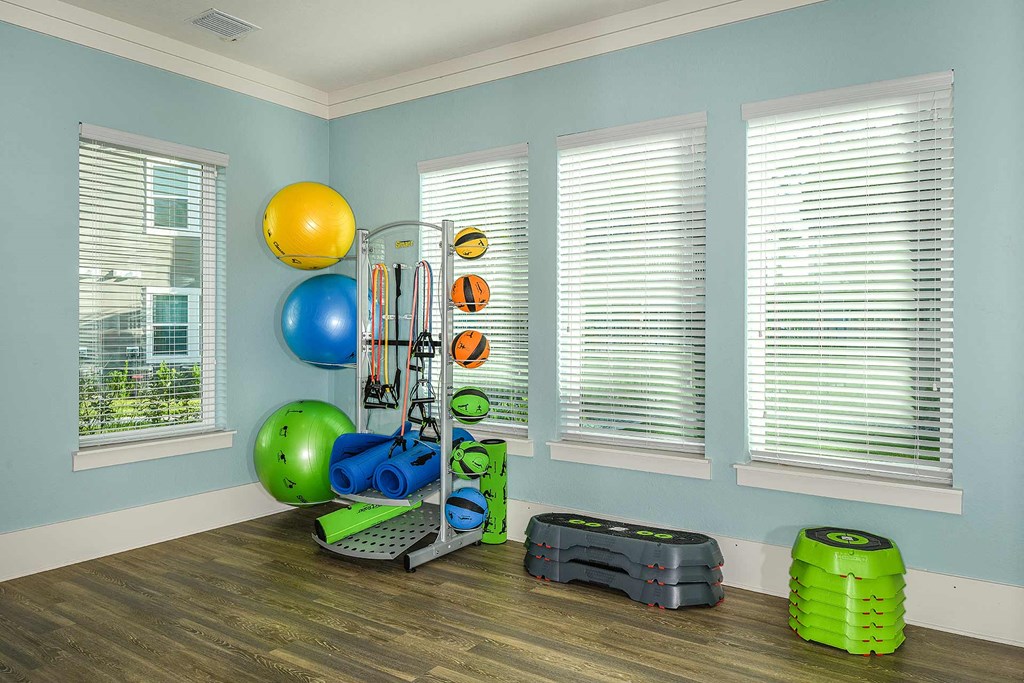 Fitness Center 1 at Dunedin Commons Apartment Homes in Dunedin, Florida, FL