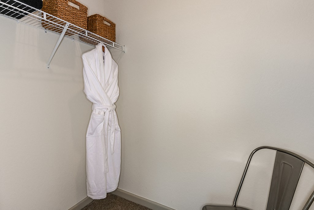 Model Closet at  Dunedin Commons Apartment Homes in Dunedin, Florida, FL