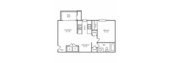 A1 Floor Plan at Dunwoody Poin