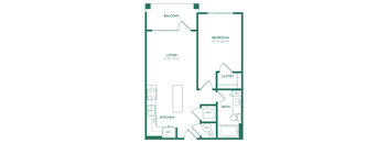 A1 Floor Plan | Epoch on Eagle | Apartments in Denton, TX