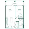A1-2 Floorplan | Epoch on Eagle | Boutique Apartments in Denton, Texas