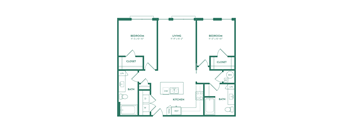 B1 Floor Plan | Epoch on Eagle | Apartments in Denton, TX