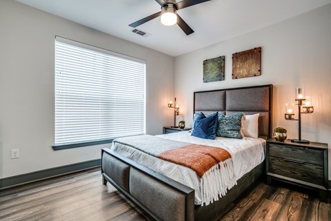 2 Bedroom:  Master Bedroom at Epoch on Eagle Apartments in Denton, TX