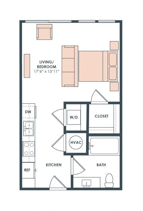 S1 floor plan at Era in Denton, TX