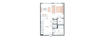 S2 floor plan at Era Apartment in Denton, TX