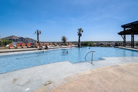 take a dip in the resort style pool at Beacon at Meridian, Texas, 78245