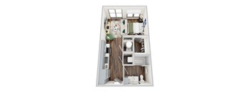 S1, Studio/1Bath, 507 sq. ft. at the Epoch on Eagle Apartments in Denton, TX