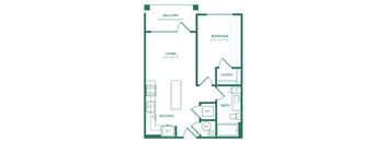 A1 Floor Plan | Epoch on Eagle | Apartments in Denton, TX