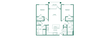 B1 Floor Plan | Epoch on Eagle | Apartments in Denton, TX