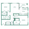 B2 Floor Plan | Epoch on Eagle | Apartments in Denton, TX