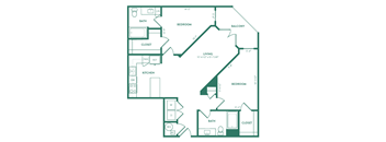 B3 Floor Plan | Epoch on Eagle | Apartments in Denton, TX