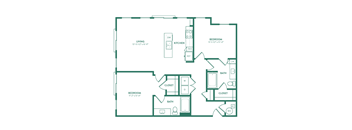 B4 Floor Plan | Epoch on Eagle | Apartments in Denton, TX
