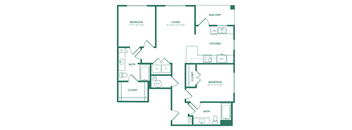 B6 Floor Plan | Epoch on Eagle | Apartments in Denton, TX