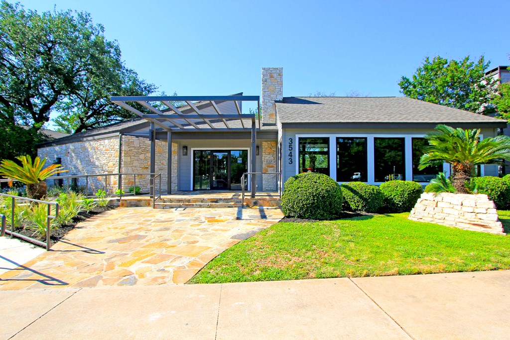 Leasing Office Exterior front view at Westdale Parke Apartments in Austin, Texas, TX