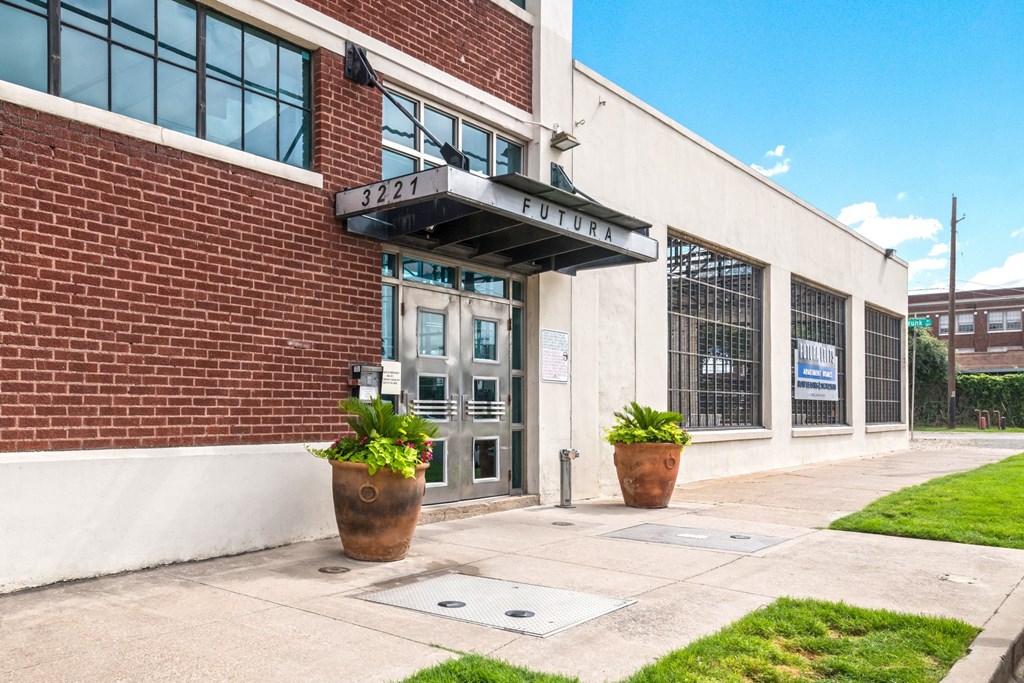 Building Entrance at Futura Lofts - Deep Ellum Lofts, Dallas, Texas, TX