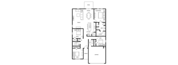 a floor plan of a house at Beacon at Woodland Village, DeLand