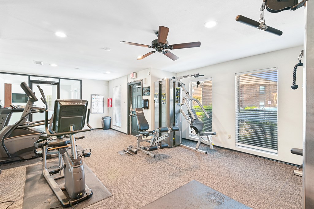 Fitness Center at Bookstone and Terrace Apartments in Irving, Texas