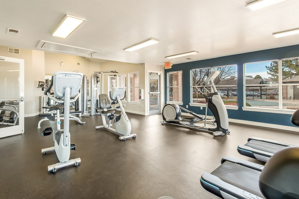 Fitness Center at Greensview Apartments in Aurora, Colorado, CO