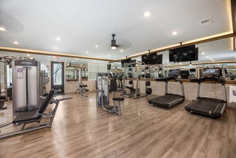 24-Hour Fitness Center at Capital Grand Apartments in Tallahassee, FL