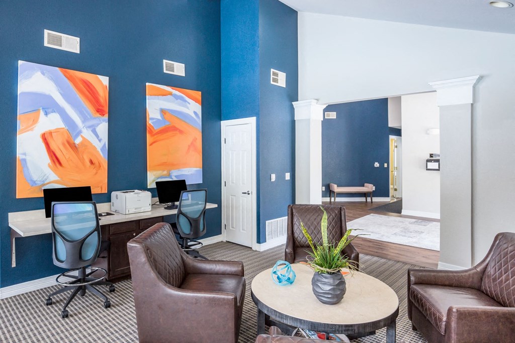 Business Center at Greensview Apartments in Aurora, Colorado, CO