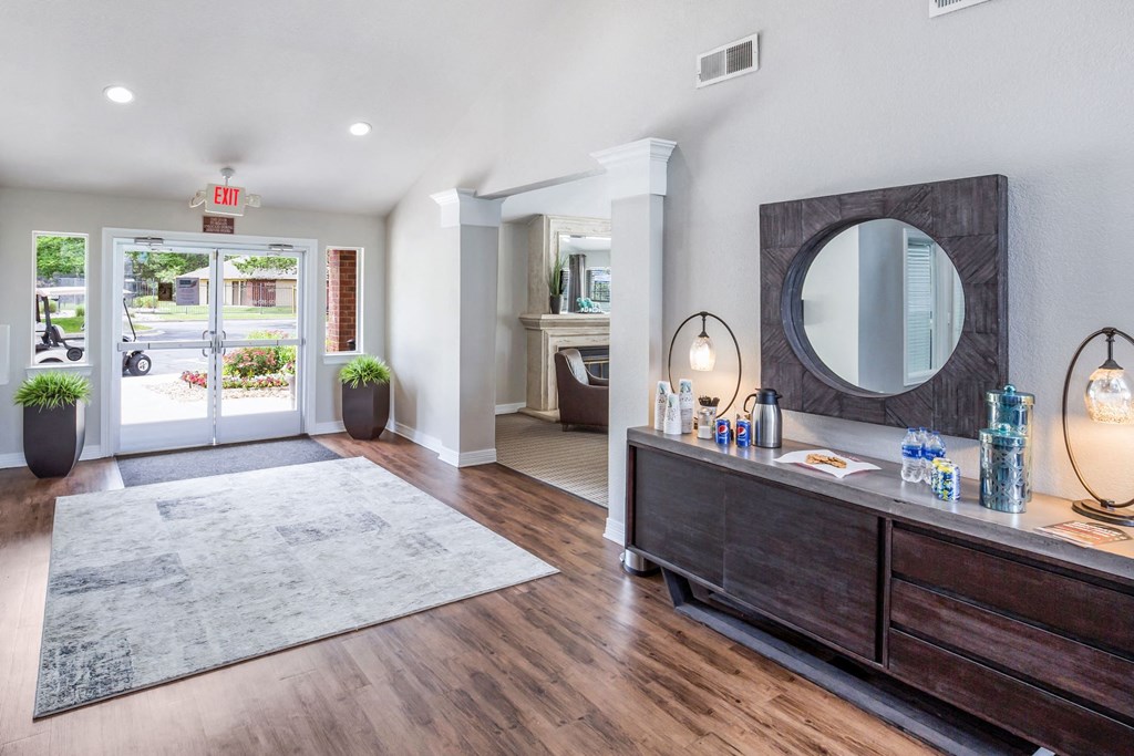 Leasing Office Lobby at Greensview Apartments in Aurora, Colorado, CO