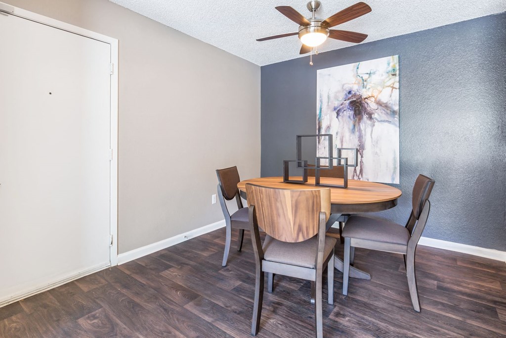 Model Unit Dining Room at Greensview Apartments in Aurora, Colorado, CO