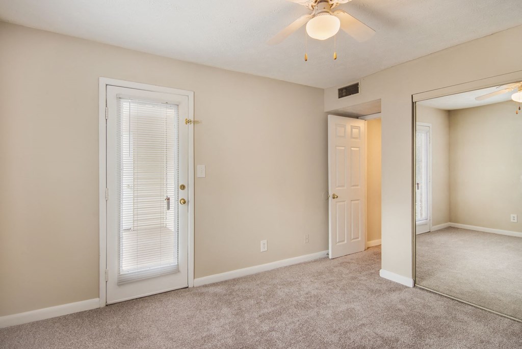 Model Bedroom 1 at Gwinnett Square in Duluth, GA