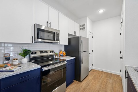 Hillside on Parmer Lane Apartments in Austin Tx Model Unit Kitchen